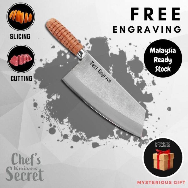 Our SHIBAZI Cleaver - Touchdiy Engraving Services Malaysia