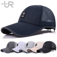 [Hat vendor]Unisex หมวกกีฬาชายและหญิง,หมวกลำลองสำหรับตกปลาเบสบอลกลางแจ้งหมวกตาข่ายฤดูHat vendorหมวกกันแดดฝาปิดระบายอากาศได้