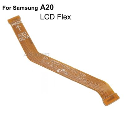 【♘COD Free Cas♘】 anlei3 Aocarmo A50 A30หน้าจอ Lcd สำหรับ Samsung Galaxy A20ตัวเชื่อมต่อเมนบอร์ดการเชื่อมต่อเมนบอร์ดอะไหล่เปลี่ยนสายเคเบิลงอได้