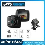 Camera hành trình W8 Carcam Wifi GPS 4K + camera sau RC + thẻ nhớ 32GB thumbnail