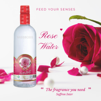 500 ml น้ำกุหลาบออร์แกนิคแท้ 100% จากอิหร่าน ใช้ได้ทั่วร่าง Iranian Premium Rose Water food grade 100% Organic Double distilled genuine, drinkable FDA compliance