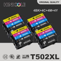 Hinicole 502XL ตลับหมึก T502 T502XL รองรับสำหรับ Epson สำหรับการแสดงออกของ XP-5100ในบ้าน/WF-2860DWF XP-5105/WF-2865 DWF