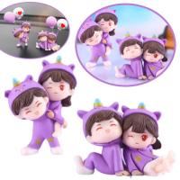 Cartoon Pajamas Couple Cute Console Decoration Car Decoration Home T9Q7