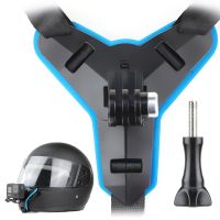 ☈✽ SOONSUN Motorcycle Helmet Front Chin Bracket Holder Fixed Strap Mount for GoPro Hero 10 9 8 7 6 5 4 Osmo Action Camera Accessory