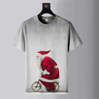 2023 NEWChristmas ซานตาคลอสเครื่องแต่งกายคอสเพลย์เสื้อยืดแบบกราฟิกเสื้อยืดสำหรับผู้ชายผู้หญิง U Nisex ผู้ใหญ่ 3D พิมพ์สบายๆทุกวัน Y2k