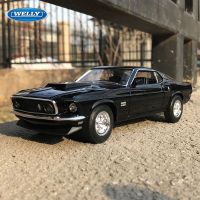 WELLY 1:36 Ford 1969 Mustang Boss 429 Alloy Classic Car Model Diecasts Metal Toy Racing Car Model High Simulation Childrens Gift