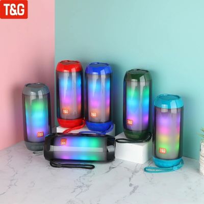 Home Bluetooth Speaker Mini Wireless Speaker Colorful LED TF Card USB Subwoofer Portable MP3 Music Sound Column For PC Phone Wireless and Bluetooth Sp