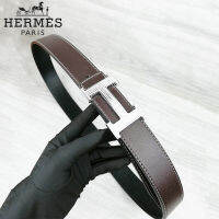 Advanced Sense= เข็มขัดแบรนด์หรู Top.1Hermes ของแท้,เข็มขัดแฟชั่นเรียบง่ายและสง่างามสำหรับผู้ชายเข็มขัดหนังวัวแบบลำลองธุรกิจ ?