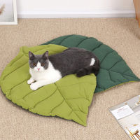 Cat Bed Mat Soft Crate Pad for Leaf Shape Soft Machine Washable Mattress for Large Medium Small Dogs Mats Cats Pad Pet Products