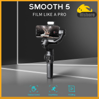 Nishore-Zhiyun เรียบ5มือถือแกนมาร์ทโฟน G Imbal S Tabilizer กับดอลลี่ซูมสมาร์ทติดตาม Timelapse ควบคุมท่าทาง AI แก้ไขขาตั้งกล้องสำหรับมาร์ทโฟนส่วนใหญ่สด Stre-Am บันทึกวิดีโอ