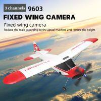 เครื่องบินบังคับวิทยุ3Ch Fx9603ใหม่ Cessna โมเดลเครื่องบินควบคุมระยะไกลไร้แปรงถ่านมีปีกคงที่ของเล่นไฟฟ้าสำหรับเป็นของขวัญสำหรับเด็ก