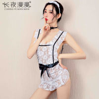 Long night fun underwear sexy temptation suit cute maid uniform apron pajamas at night ACL2