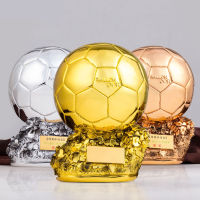 3 Colors Soccer Trophy Resin Soccer Trophies Gift World Cup Football Match Champions Souvenir Trophy Home Decoration Collection