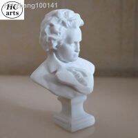 7cm musician Beethoven mini resin imitation plaster head European character ornaments art sketch supplies small sculptures