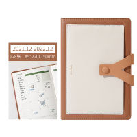 Agenda 2022 Planner Organizer Diary A5 Notebook and Journal Weekly Notepad Office Sketchbook Spiral Schedule Buckle Note Book
