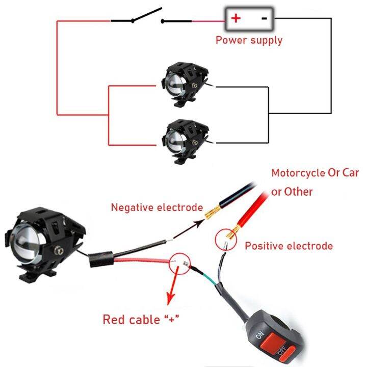 ไฟตัดหมอกจักรยานยนต์เสริมไฟหน้าเลนส์โคมไฟสปอร์ตไลท์สำหรับ-yamaha-fz1-vstar-650-x-max-xjr-1200-xt660-nmax-125-pw-50