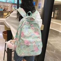 【Hot Sale】 Schoolbag girls primary school students grades 3 to 6 cute high junior graffiti large-capacity backpack tide