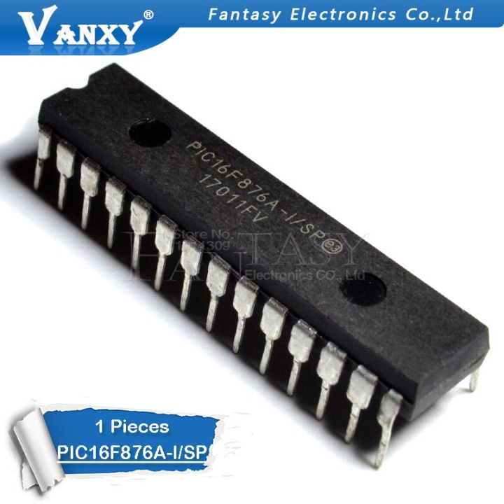 1PCS PIC16F876A-I/SP DIP28 PIC16F876A DIP 16F876A DIP-28 PIC16F876 nhanced Flash Microcontrollers WATTY Electronics