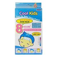 Cool Kids เจลลดไข้ แผ่นเจลลดไข้ ลดไข้ สำหรับเด็ก จำนวน 1 กล่อง บรรจุ 6 ชิ้น (3X19364)