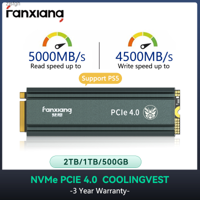 SSD FANXIANG 500GB 1TB 2เทราไบต์ SSD M2 SSD NVMe PCIe 4.0X4 M.2 2280 NVMe ดิสก์แบบแข็งภายใน SSD ไดรฟ์สำหรับ PS5เดสก์ท็อป S660 Zlsfgh