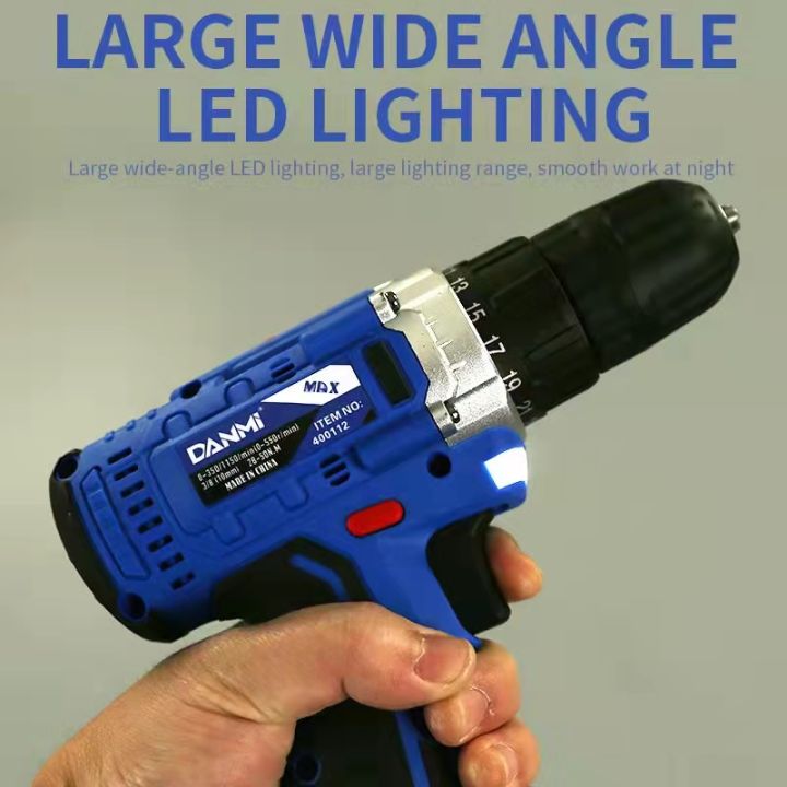 12V Danmi LithiumLon Cordless Drill Light Lazada PH