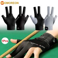 1Pcs 3 Fingers Pool Gloves Elastic Billiards Right or Left Hand for Women Men Billiard Shooters Sports Accessories