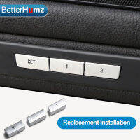 BetterHumz รถอุปกรณ์ตกแต่งภายใน ABS หน่วยความจำปุ่มปกสติ๊กเกอร์รถสำหรับ BMW F10 2011-2017 5 Series รถจัดแต่งทรงผม