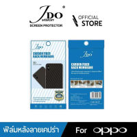 ฟิล์มหลังเคปร่าแพ็ค5ชิ้น OPPO K9S REALME Q3S  Q3T A36(4G) A16K REALME 9PRO 9PLUS REALME 7I C17 RRNO7(5G) RENO7Z RENO7PRO Carbon Fiber Back Membrane JDO FILM