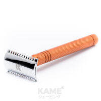 มีดโกนสองคม KAME (คาเมะ) Open Comb 12XL อลูมิเนียม ส้มทอง