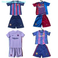 ✹ Gift from shopping cart✇Newest 2223 2122 Barcelona Kids jersey Set Home Away 3rd Child Football Jers