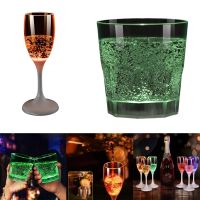 Champagne Glass Plastic High Foot Wine Cocktail Wedding Goblet- Banquets Decor