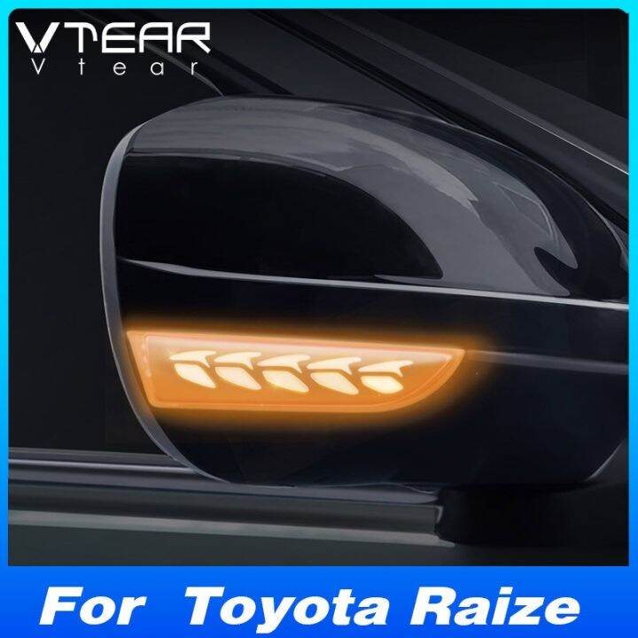 For Toyota Raize LED Dynamic Turn Signal Light Rearview Mirror