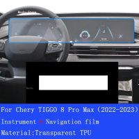 ฟิล์มติดตกแต่งป้องกันหน้าจอ TPU นำทาง GPS รถ (2022-2023)- Max Pro 8 TIggo Chery สำหรับ