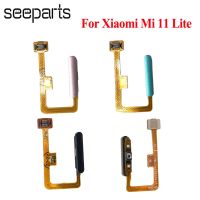 Touch ID Fingerprint Sensor ปุ่มเมนูหลัก Flex สําหรับ Xiaomi Mi 11 Lite 5G Fingerprint Flex Cable Mi11 Lite Fingerprint Flex