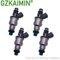 ❖▤ Set 4 PCS High Quality OEM 195500-2040 1955002040 Fuel Injectors Nozzle For Kia Mazda RX-7 Daihatsu 1.6L 1.8L