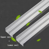 ✐¤✙ groove Aluminium alloy Glass sliding door Slide way track Chute pulley Glass backing Guide Bottom smoothing Free wheel