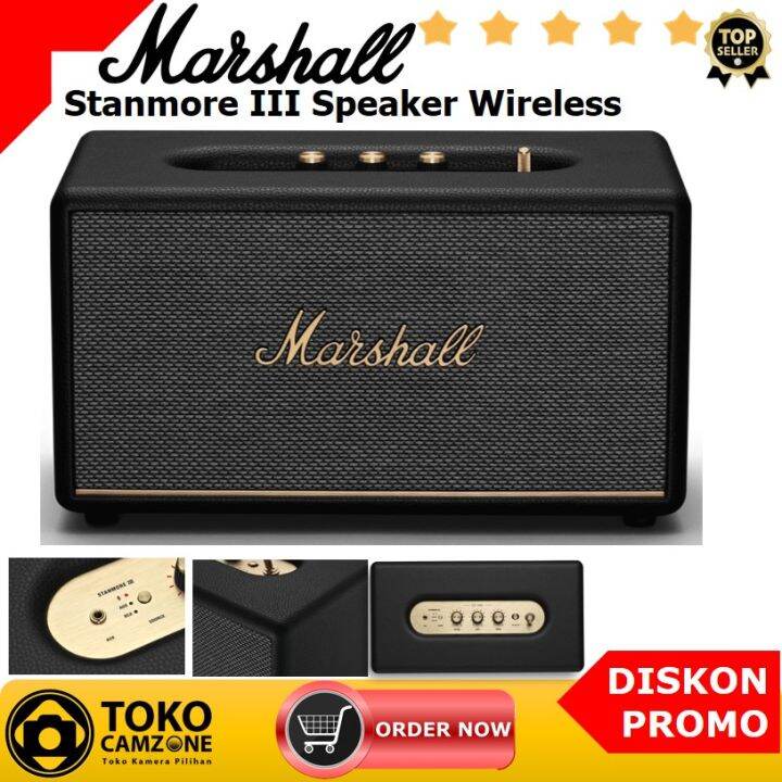 Marshall Stanmore III Portable Speaker Wireless Bluetooth Black Lazada Indonesia