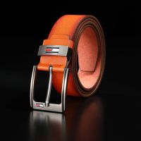 Spot new belt mens alloy needle buckle leisure PU mens belt belt