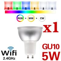 E14ไฟในร่มถ้วยนำหลอดไฟ WiFi อัจฉริยะประหยัดสุดๆ E27 5W 9W รองรับ RGB Alexa/google รีโมทคอนโทรลเสียง GU5.3 GU10 MR16