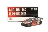 คอลเลกชัน X POPRACE 1:64 R8 EVO2โมเดลรถยนต์ Sfxpress 2022 Die-Cast ขนาดเล็ก