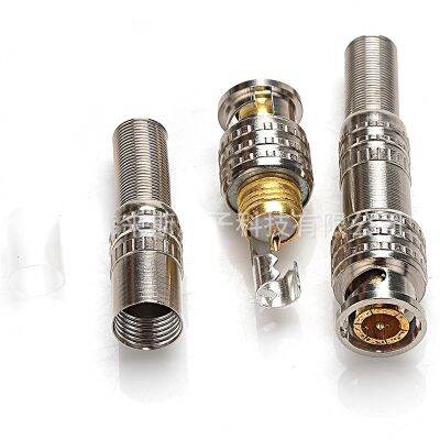 【cw】 BNC Welded Head Camera/Monitoring Connector Q9 Ghana Beauty Gold Plated Copper Needle Video connector