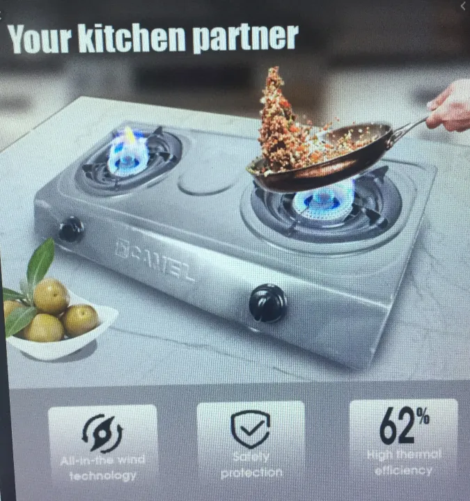 Camel Double burner gas stove CGS710S Lazada PH