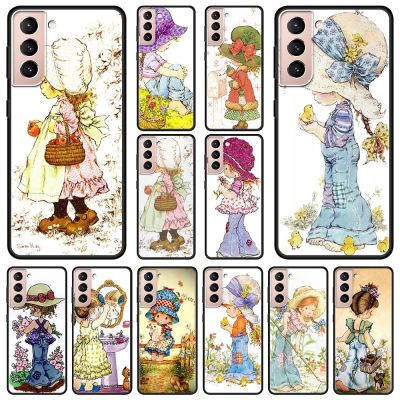 For Samsung S23 Galaxy S20 S21 FE Ultra S9 S8 S10 Plus Lite S10e S7 Edge Note 20 Ultra 10 Plus Phone Case Sarah Kay pattern Phone Cases
