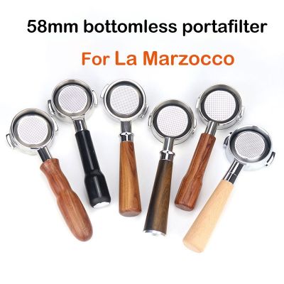 58MM Portafilter Coffee Machine Bottomless Filter Holder For La Marzocco MINI GS3 CLASSIC FB70 FB80 GB5 Espresso Accessories