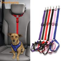 ❦◄ New dog and cat pet safety adjustable car seat belt Belt belt travel clip belt Pet car seat belt collar perro
