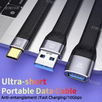 10Gbps USB C 3.1 Gen 2สายเคเบิลสั้น Emark ชิปประเภท C USB-C ถึง USB-A Vi-Deo สายชาร์จซิงค์ PD 60W 4K Vi-Deo สำหรับ Macb-Ook Pro