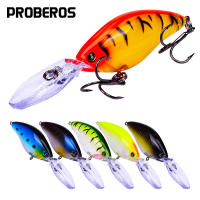 PROBEROS 1PC เหยื่อรูปปลา Crankbait เหยื่อล่อปลา11.2ซม.18.5G เหยื่อปลากะพง4 # BKB Hook เหยื่อตกปลาปลอมแข็งชุดชีวิตเหมือนเหยื่อชุดแข็ง Crankbaits เครื่องมือตกปลา Hard Lure Proberos DW1009