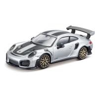 Bburago 1:43พอร์ชเช่911 GT2 RS ของเล่นแบบจำลองรถมอเตอร์ไซค์งานอดิเรกของสะสม