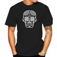 Title Sugar Skull Shirt For Graphic Screen Print On Soft Comfy Polycotton Shirt For T Shirt Gildan