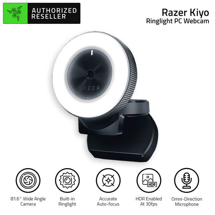 RAZER Kiyo Full Camera Control 4MP with Ringlight PC cam Lazada PH